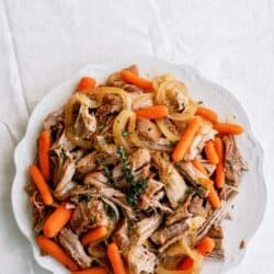 slow cooker apricot glazed pork