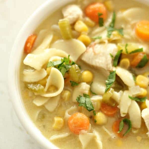 Easy Crock-Pot Chicken Noodle Soup - Jessica Gavin