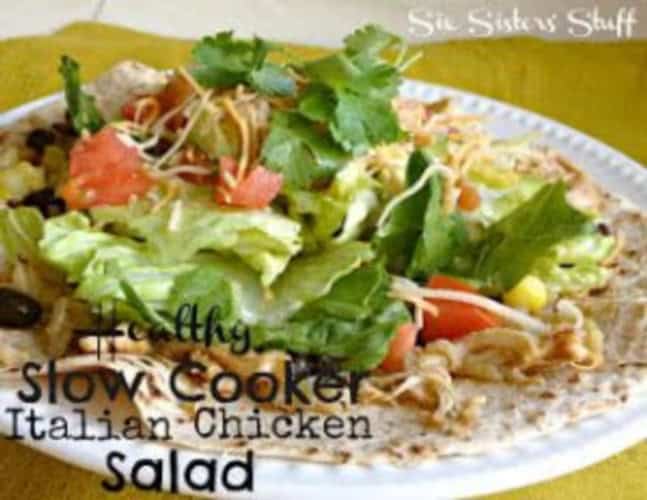 Healthy Meals Monday: Slow Cooker Italian Chicken Salad Recipe