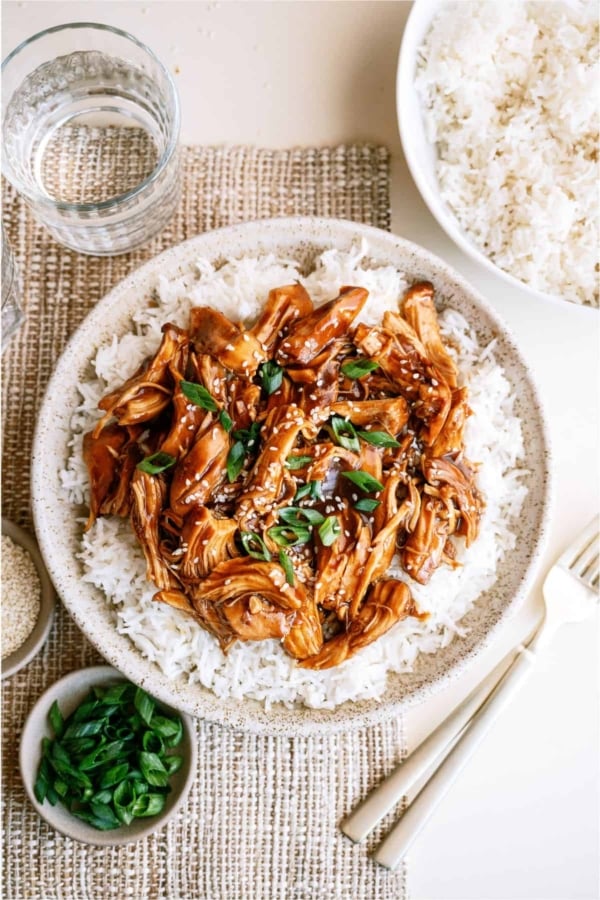 slow cooker asian glazed chicken