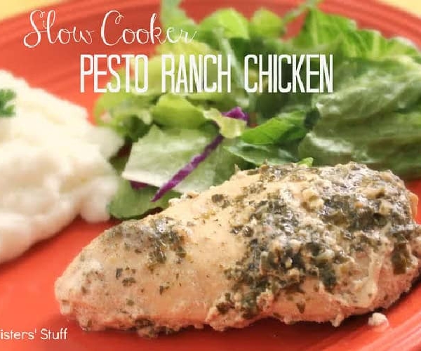 Slow Cooker Pesto Ranch Chicken