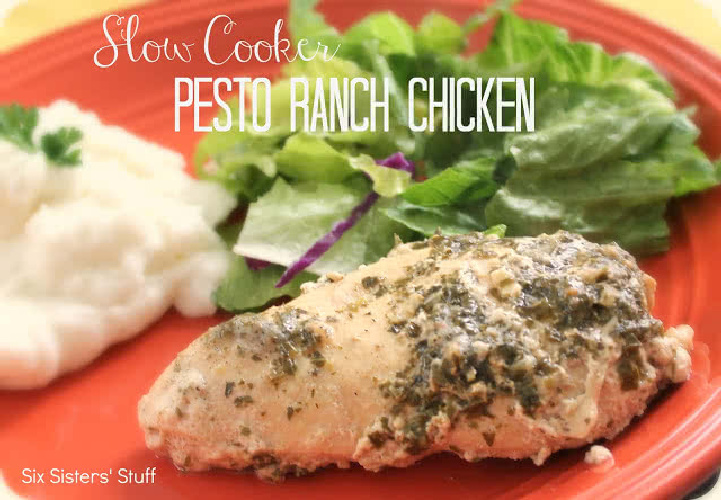 Slow Cooker Pesto Ranch Chicken Recipe