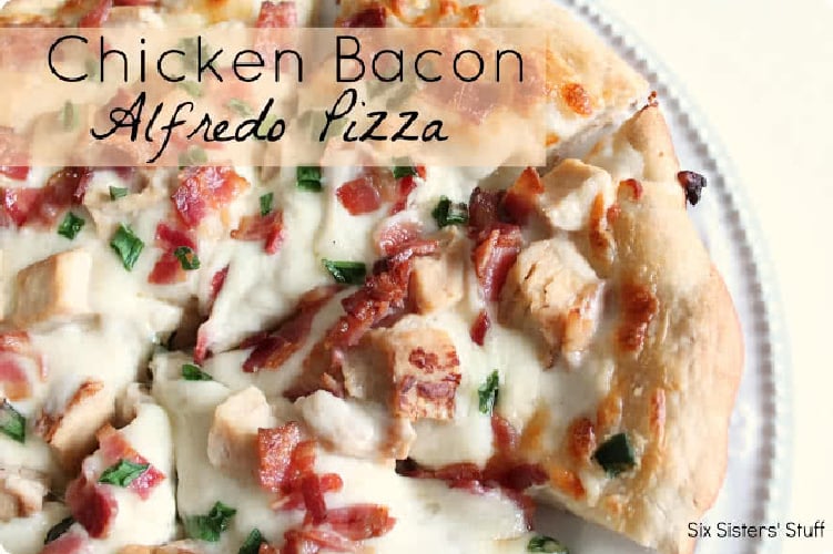 Chicken Bacon Alfredo Pizza Recipe