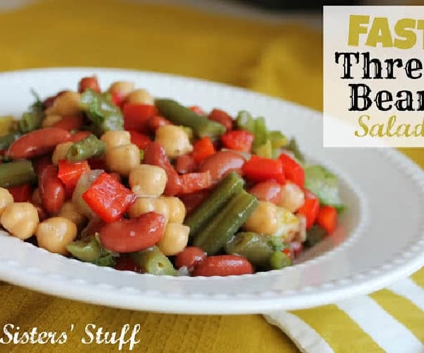 Fast three bean salad