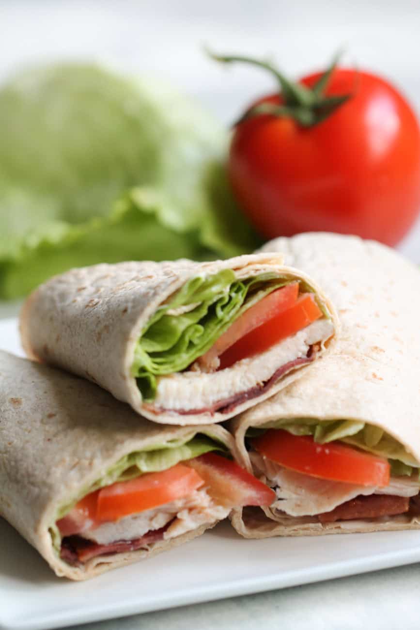 Low Fat Turkey Bacon Wrap Recipe