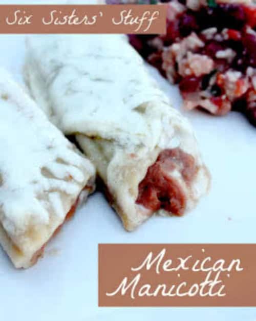 Low Fat Mexican Manicotti Recipe