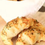 Parmesan and Herb Crescent Dinner Rolls