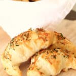 Parmesan and Herb Crescent Dinner Rolls