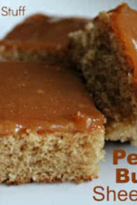 Peanut Butter Sheet Cake