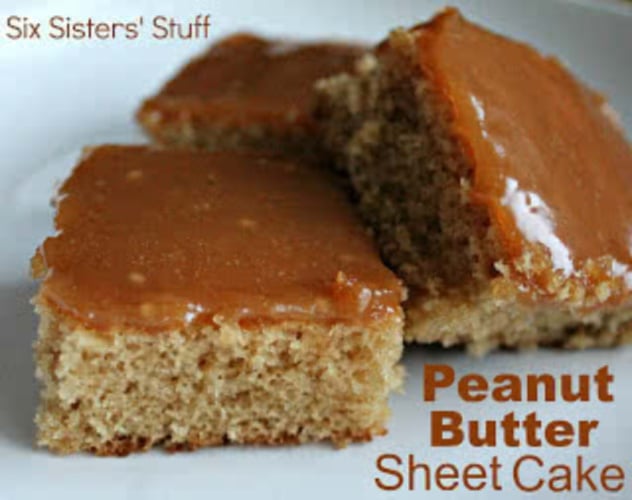 Peanut Butter Sheet Cake Recipe