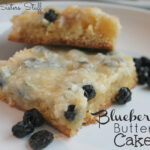 Blueberry butter cake