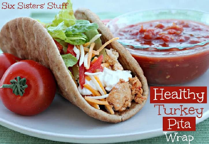 Healthy Turkey Pita Wrap Recipe