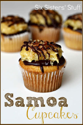 Samoa Cupcakes