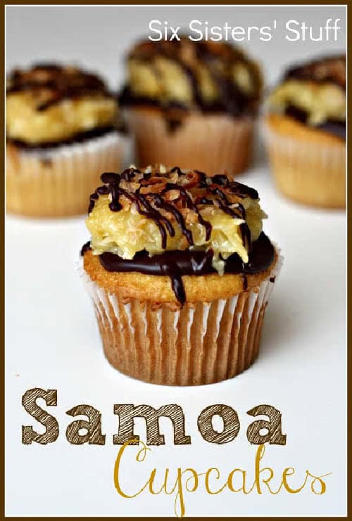 Samoa Cupcakes