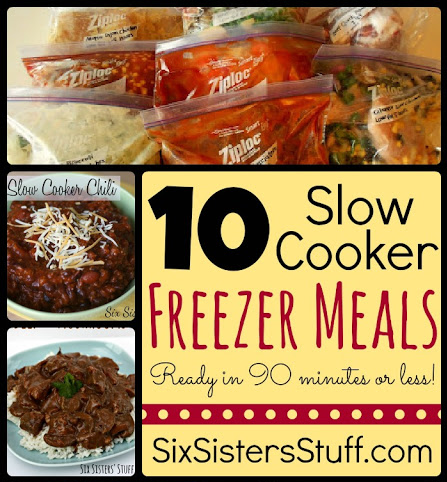 10 Slow Cooker Freezer Meals in Less Than 90 Minutes!
