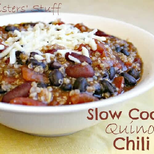 Slow Cooker Quinoa Chili