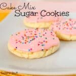 Cake Mix Sugar Cookies