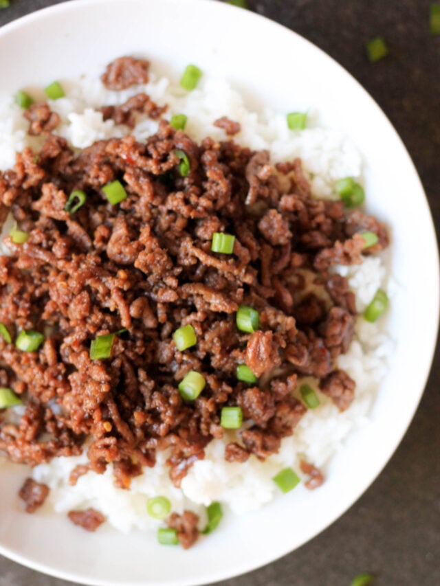 Korean Beef and Rice Recipe