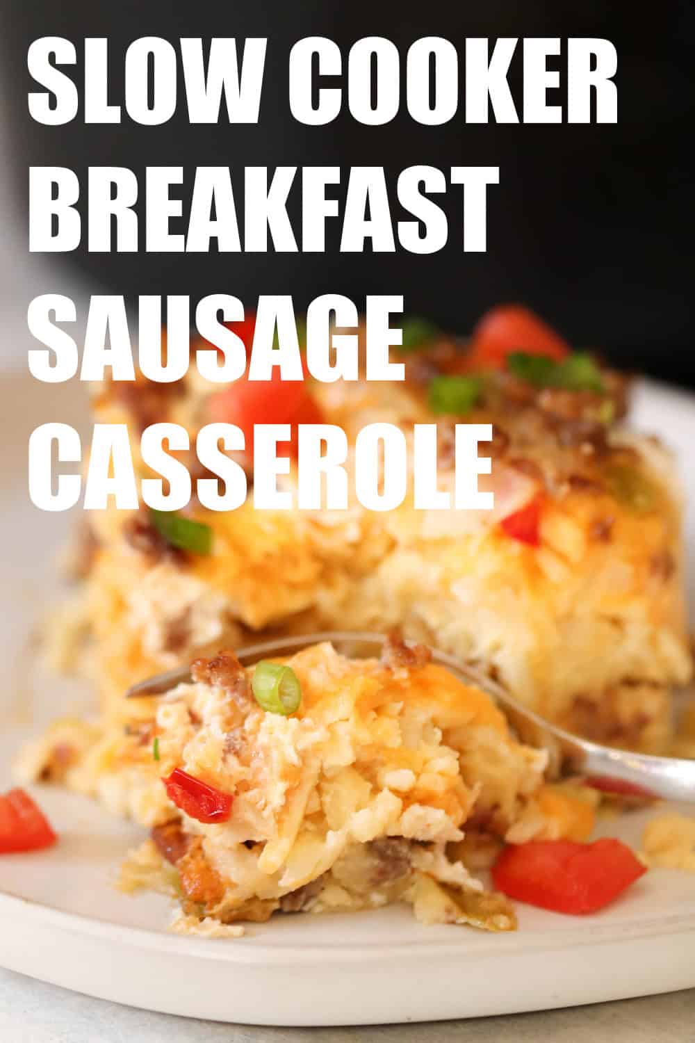 Crockpot Breakfast Casserole — Bless this Mess