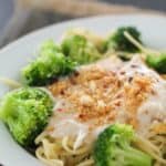 Broccoli Alfredo Spaghetti