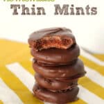 Homemade thin mints