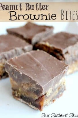 Peanut Butter Brownie Bites