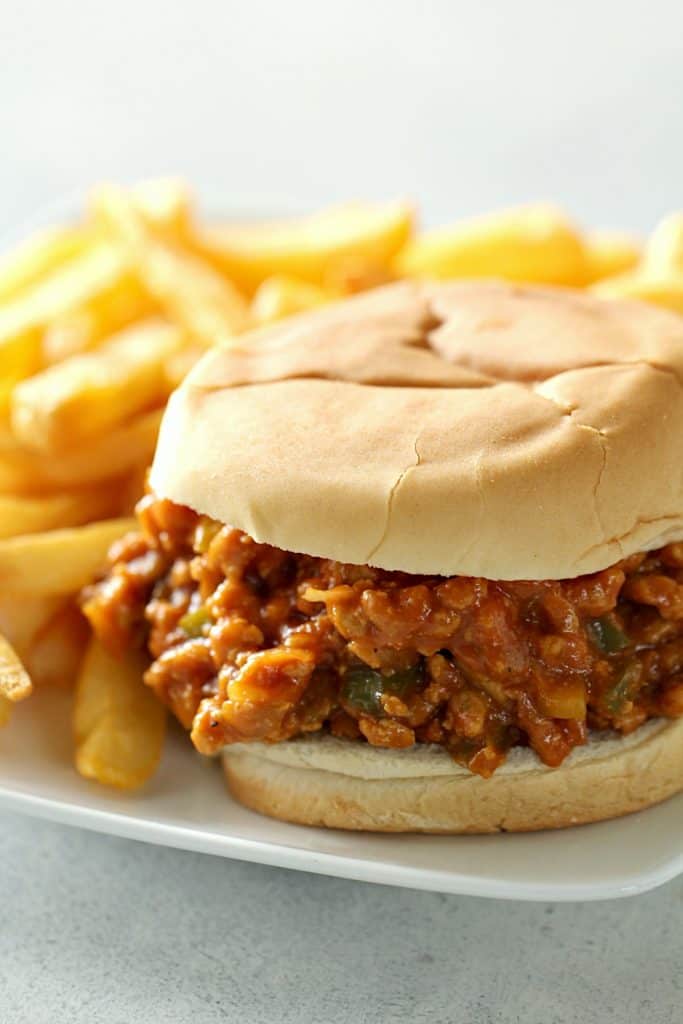 slow cooker ground turkey sloppy joes