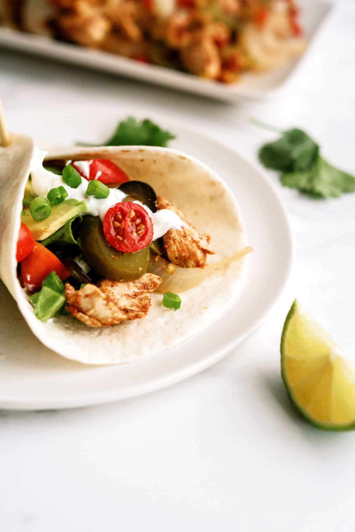 Slow Cooker Chicken Fajitas Recipe