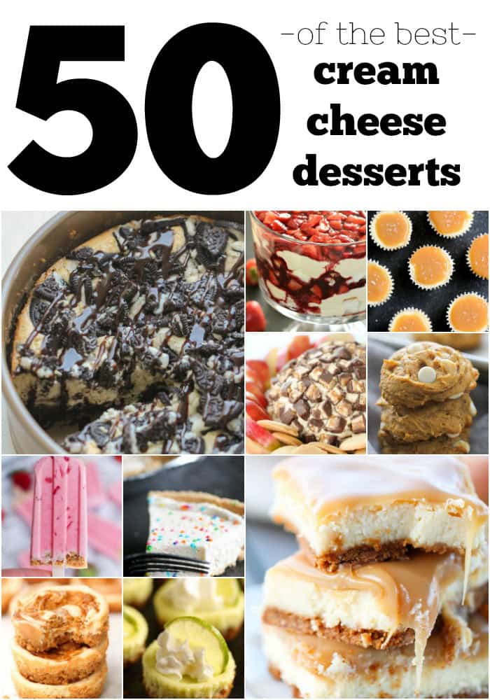 50 Cream Cheese Desserts