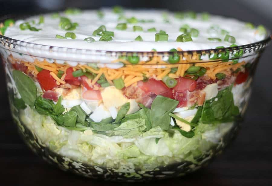 Layered Green Salad Recipe