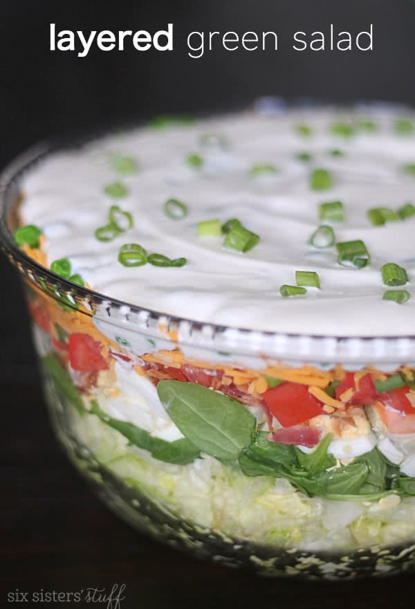 Layered Green Salad Recipe