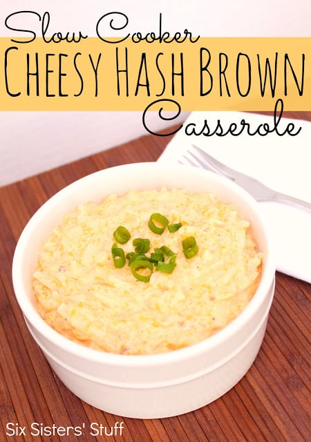 Slow Cooker Cheesy Hash Brown Casserole Recipe