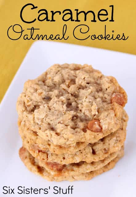 Caramel Oatmeal Cookies Recipe