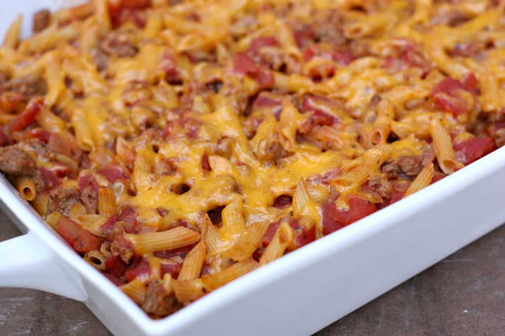 Easy Cheeseburger Casserole | Savory Ground Beef Recipes To Try | Homemade Recipes | 3 ingredient ground beef recipes