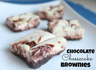chocolate cheesecake brownies