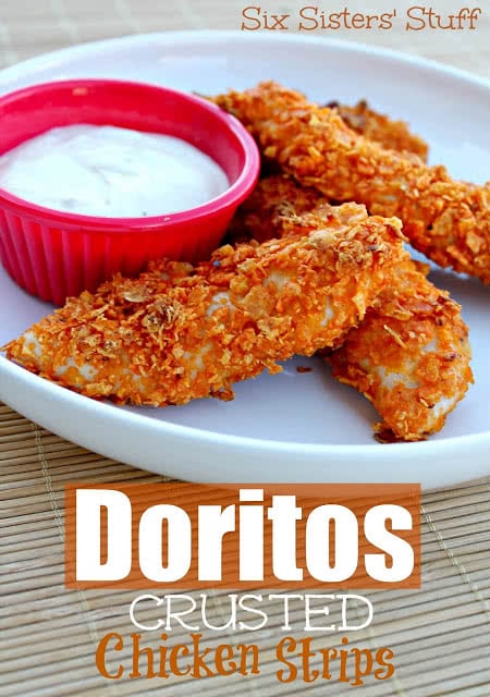 Doritos Crusted Chicken Strips Recipe
