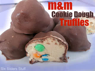 M&M Cookie Dough Truffles
