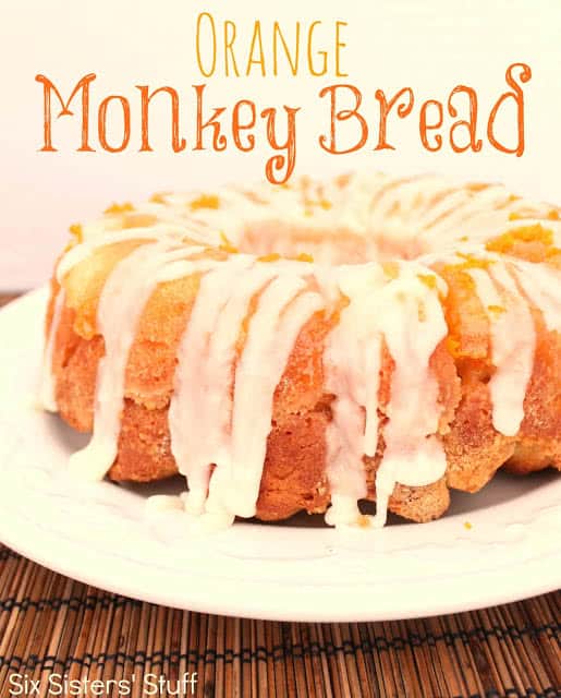 How To Make Monkey Bread - Orange Monkey Bread | Homemade Recipes http://homemaderecipes.com/course/breakfast-brunch/how-to-make-monkey-bread