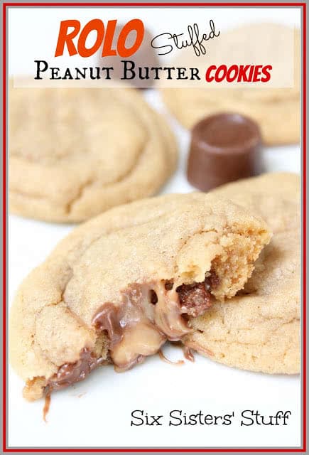 Rolo Stuffed Peanut Butter Cookies Recipe