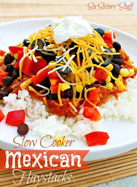 Slow Cooker Mexican Haystacks