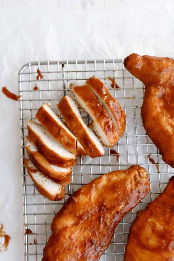 slow cooker sweet bbq chicken