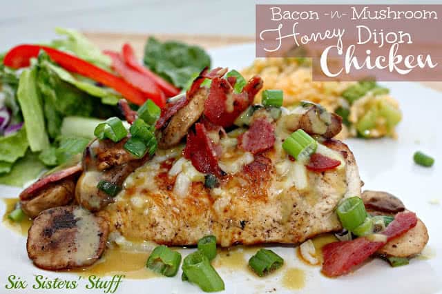 Bacon Mushroom Honey Dijon Chicken