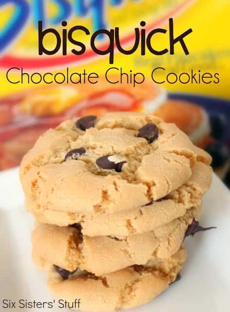 Bisquick Chocolate Chip Cookies - Cookies and Cups