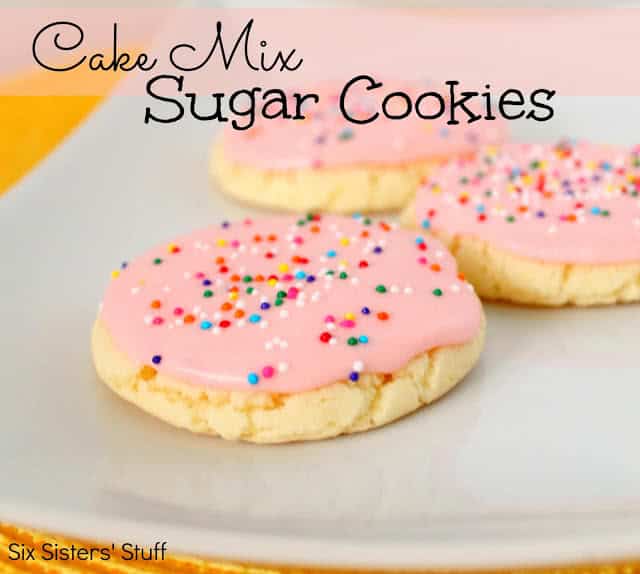 Cake Mix Sugar Cookies Recipe