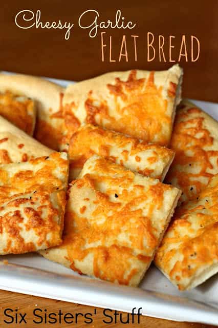 Cheesy Garlic Flat Bread