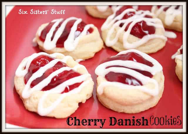 cherry danish cookies