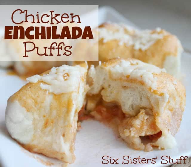 Chicken Enchilada Puffs Recipe