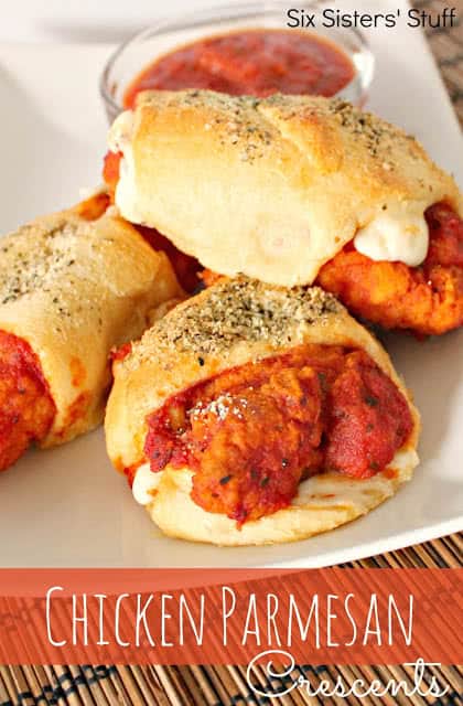 Chicken Parmesan Crescents Recipe