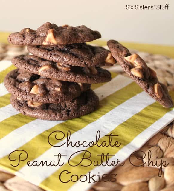 chocolate peanut butter chip cookies recipe