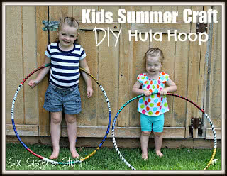 Kids Summer Craft DIY Hula Hoop